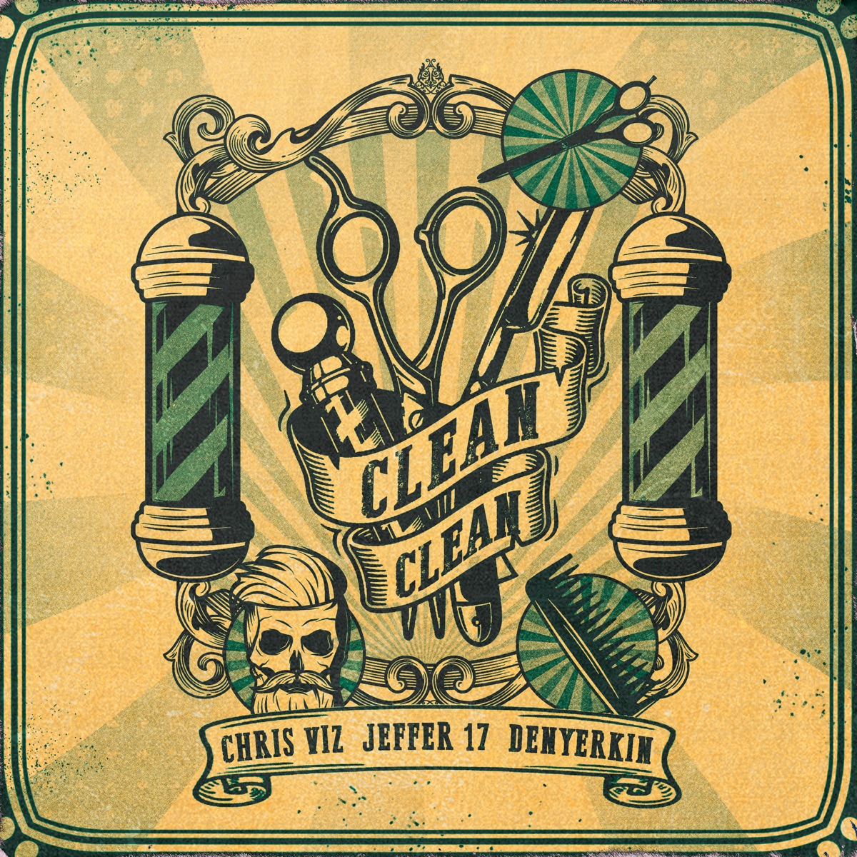 Clean Clean - Single by Chris Viz, Denyerkin & Jeffer 17 album cover
