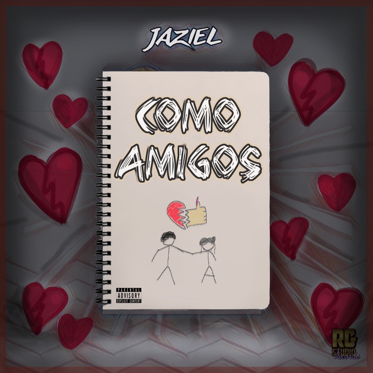 Como amigos by Jaziel album cover
