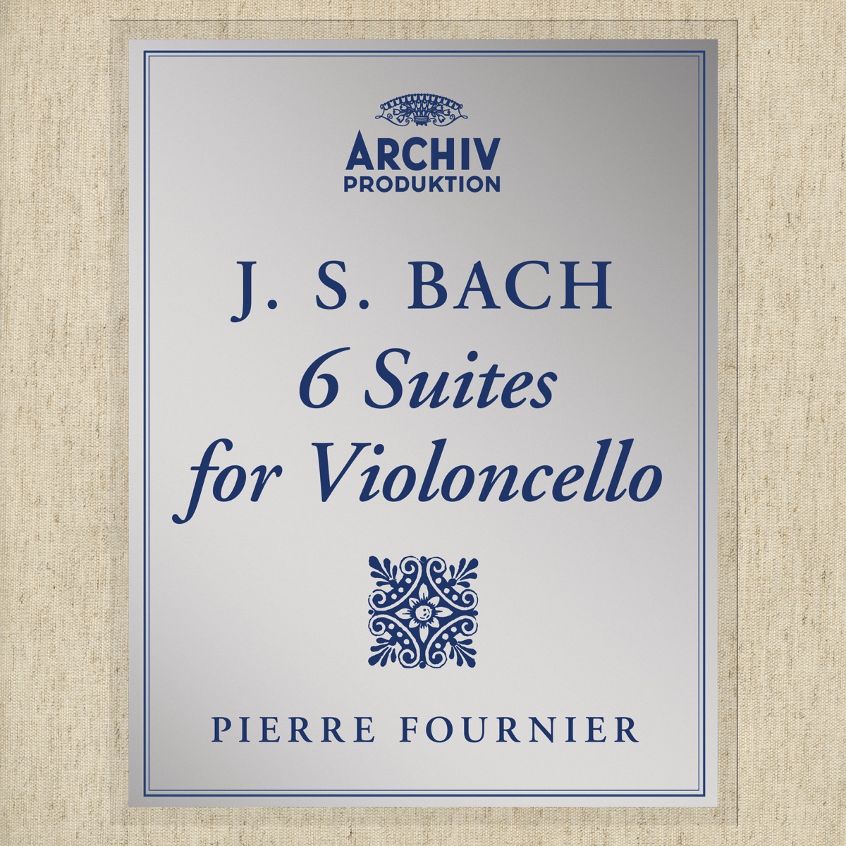 J.S. Bach: Cello Suites, BWV 1007-1012 by Pierre Fournier album cover