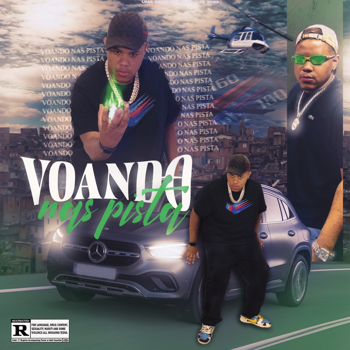 Voando nas Pista - Single by MC Paulin album cover