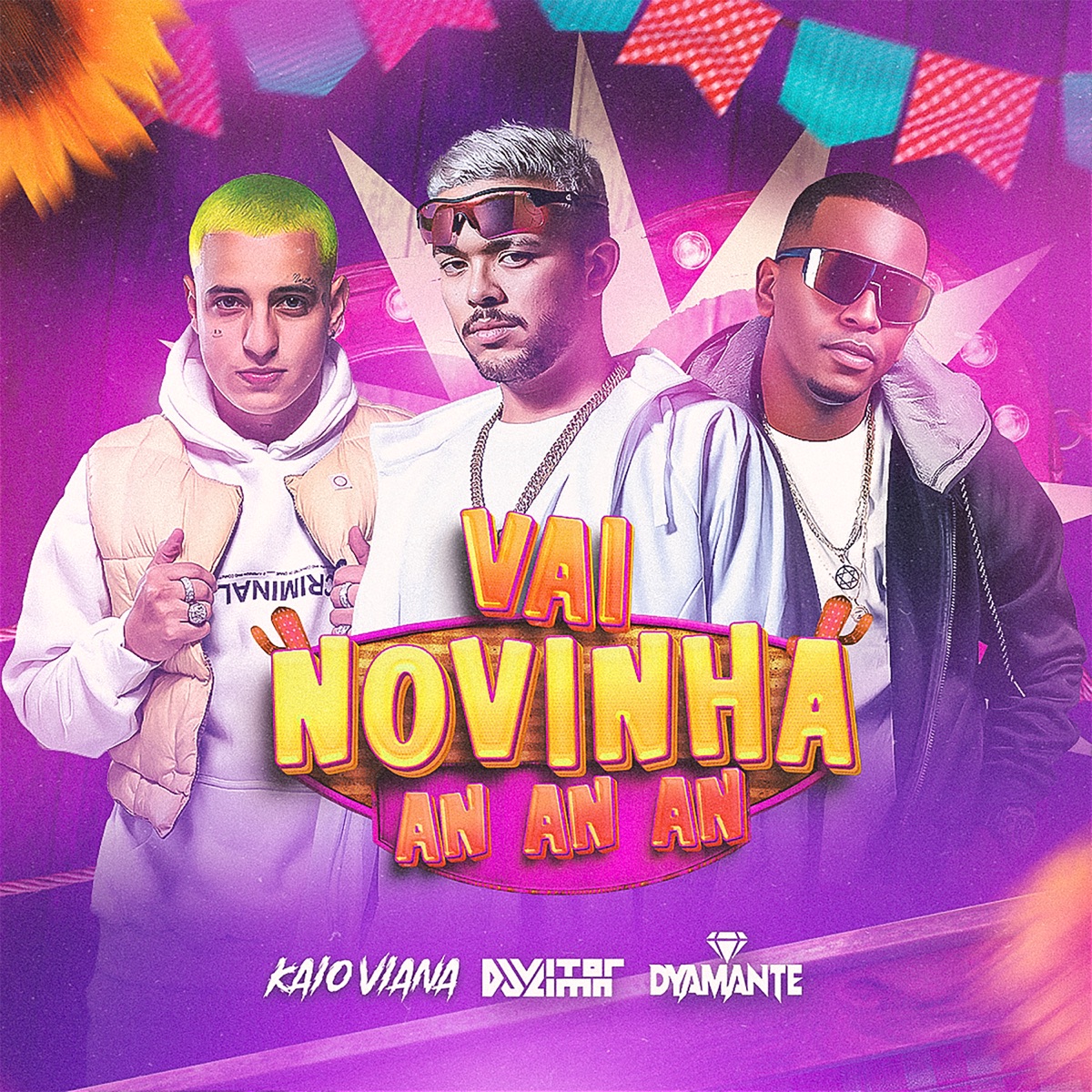 Vai Novinha An An An / Citação: O Chêro Da Carolina - Single by Dj Vitor Lima, Dyamante DJ & Kaio Viana album cover