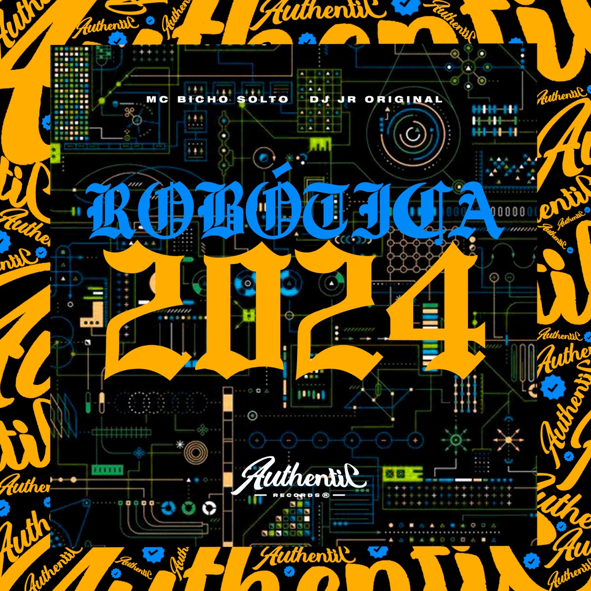 Robótica 2024 (feat. MC Bicho Solto) - Single by DJ JR ORIGINAL album cover