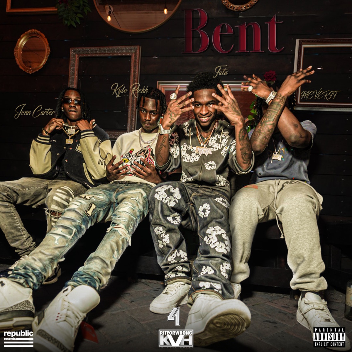 Bent (feat. TaTa) - Single by 41, Kyle Richh & Jenn Carter album cover