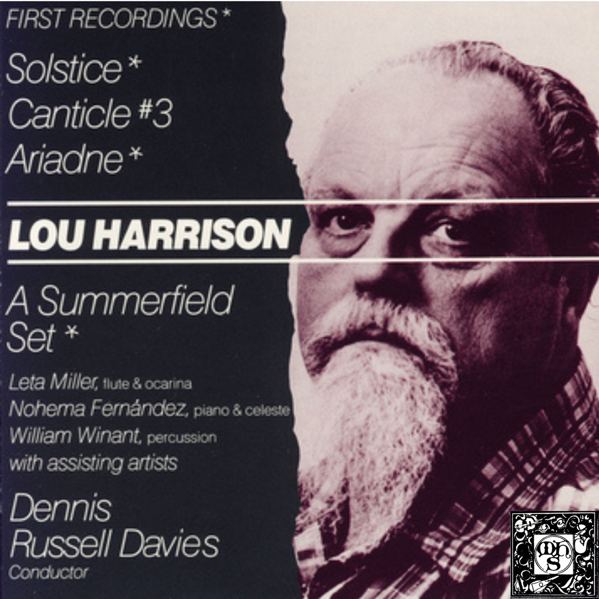 Harrison: Solstice/Canticle #3 by Dennis Russell Davies, Leta Miller, Nohema Fernández & William Winant album cover