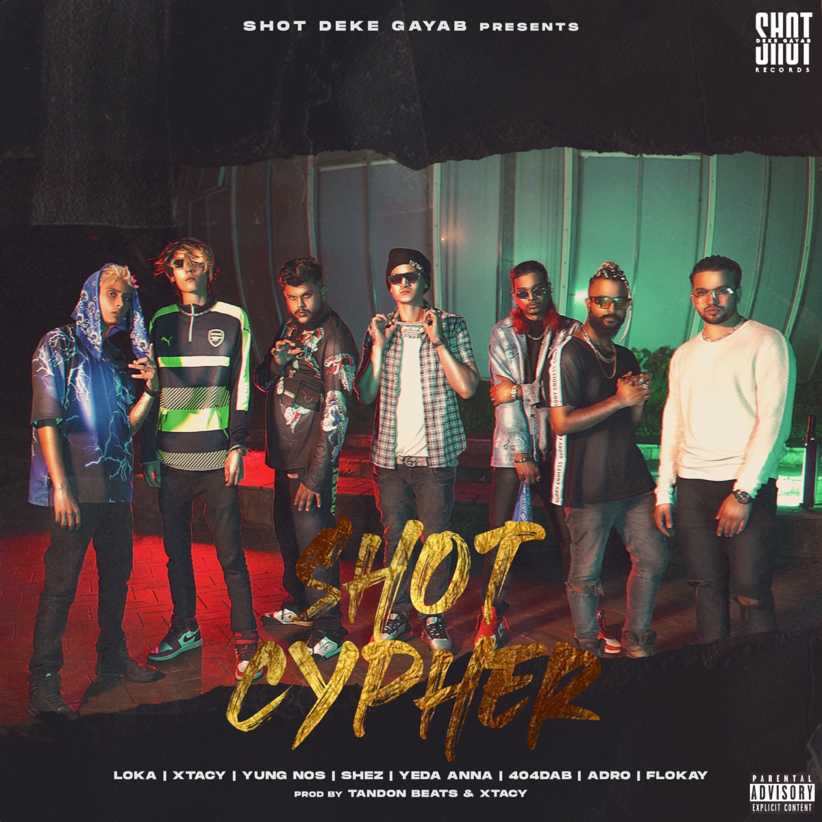 Shot Cypher (feat. Xtacy, Shez, Yung Nos, 404DAB, Yeda Anna, Flokay & Adro) - Single by Loka album cover