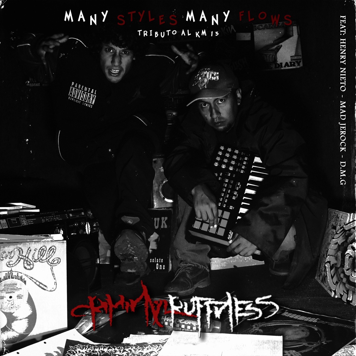 Many Styles  Many Flows (feat. dmg, Henry Nieto & Mad Jerock) - Single by Criminal Ruffness album cover
