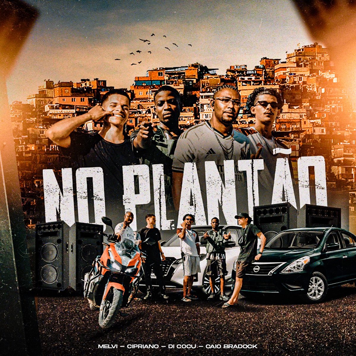 NO PLANTÃO - Single by Influência Records, Di Cocu, Caio Bradock, Juninho Cenas, Cipriano, Ayo Viktor & Melvi album cover
