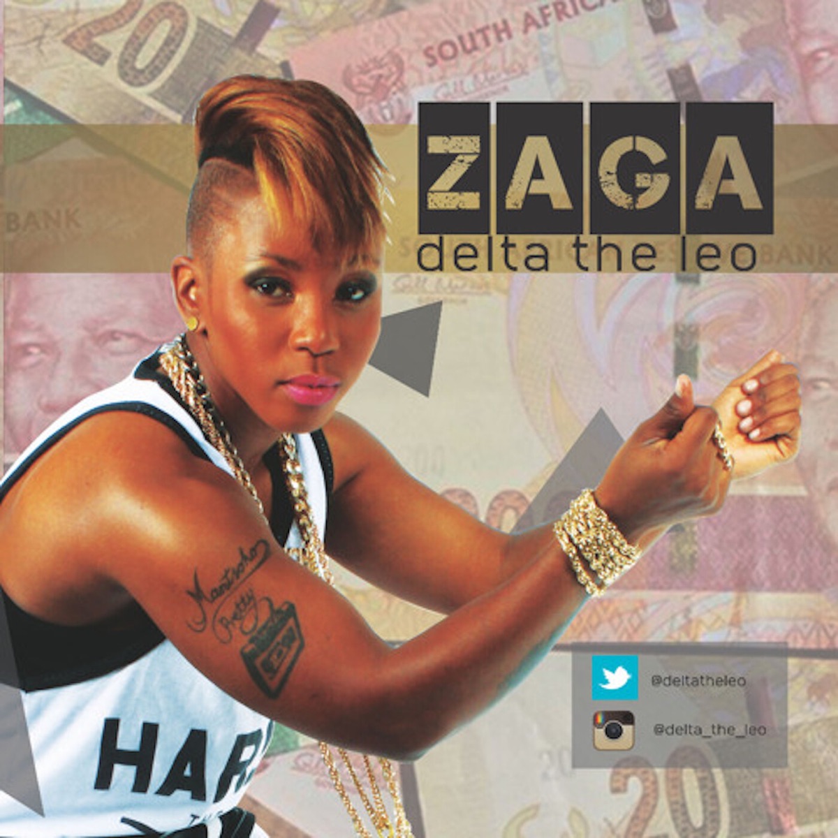 Zaga - Single by Delta The Leo album cover