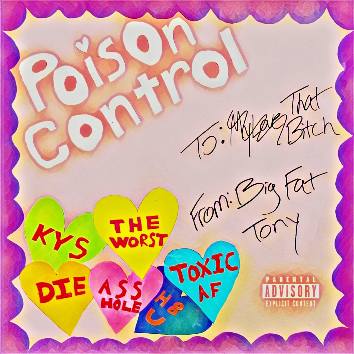 Poison Control - Single by Big Fat Tony album cover