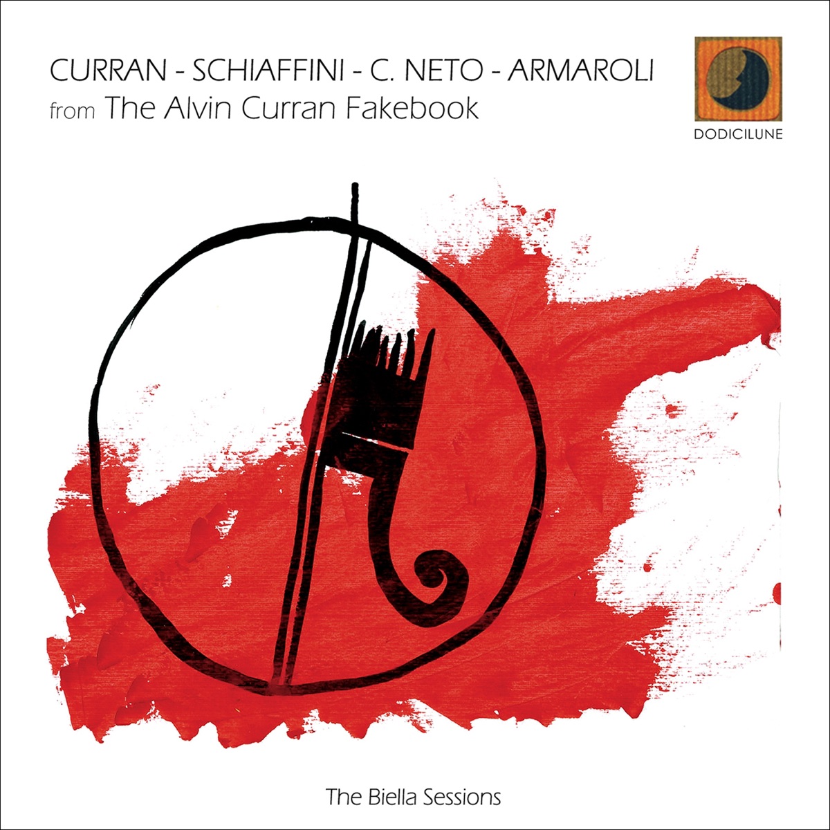 From the Alvin Curran Fakebook (The Biella Sessions) by Alvin Curran, Giancarlo Schiaffini, AlÍpio C Neto & Sergio Armaroli album cover