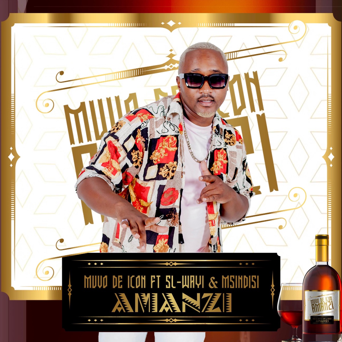 Amanzi (feat. SL-Wayi & Msindisi) - Single by Muvo De Icon album cover
