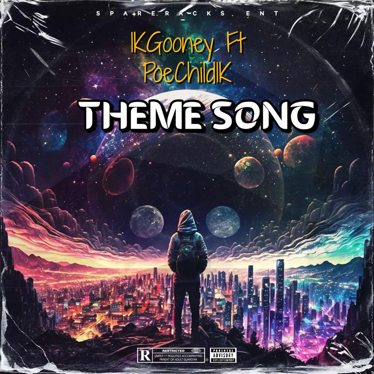 THEME SONG (feat. PoeChild1K) - Single by 1kGooney album cover