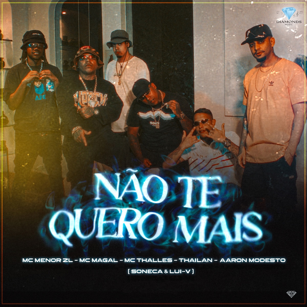 Não Te Quero Mais (feat. Lui-V, Aaron Modesto, MC Menor ZL & Soneca) - Single by MC Thalles, MC Magal & THAILAN album cover