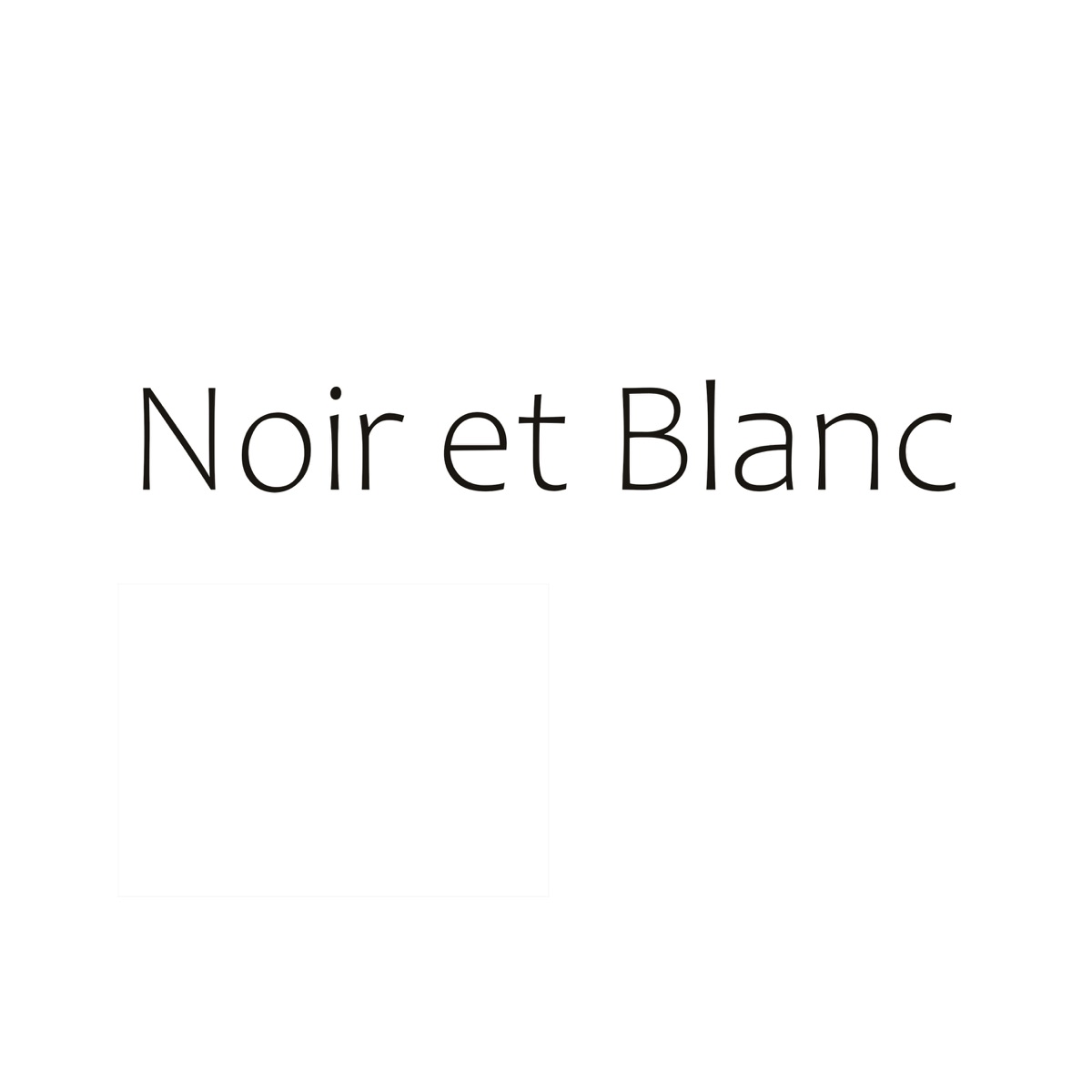 Noir Et Blanc - Single by Caio Marcio Santos album cover