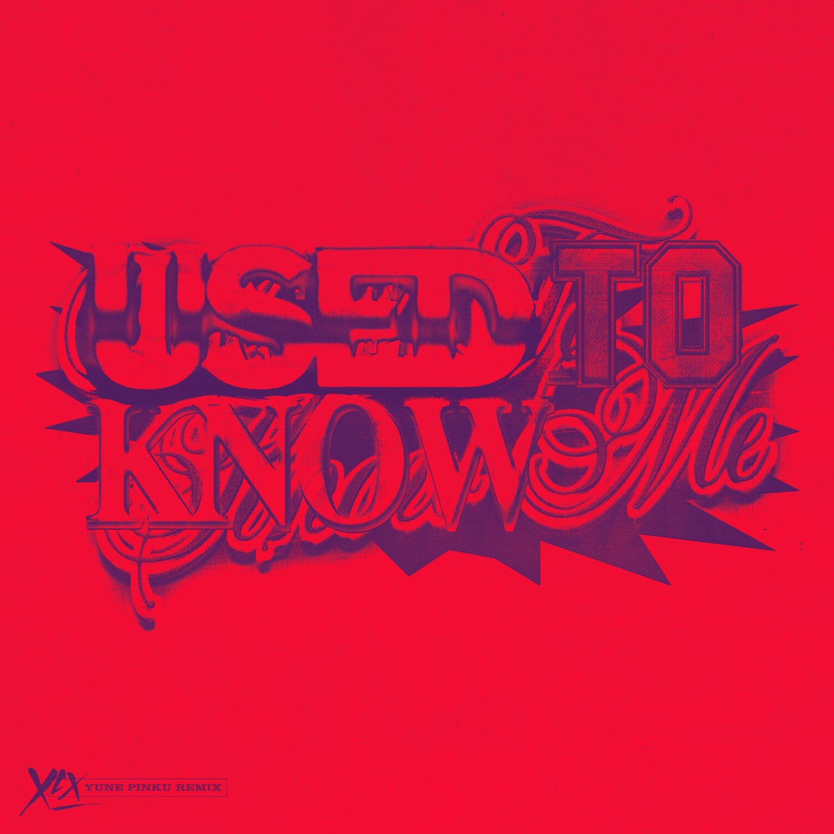 Used To Know Me (Yunè Pinku Remix) - Single by Charli xcx album cover artwork