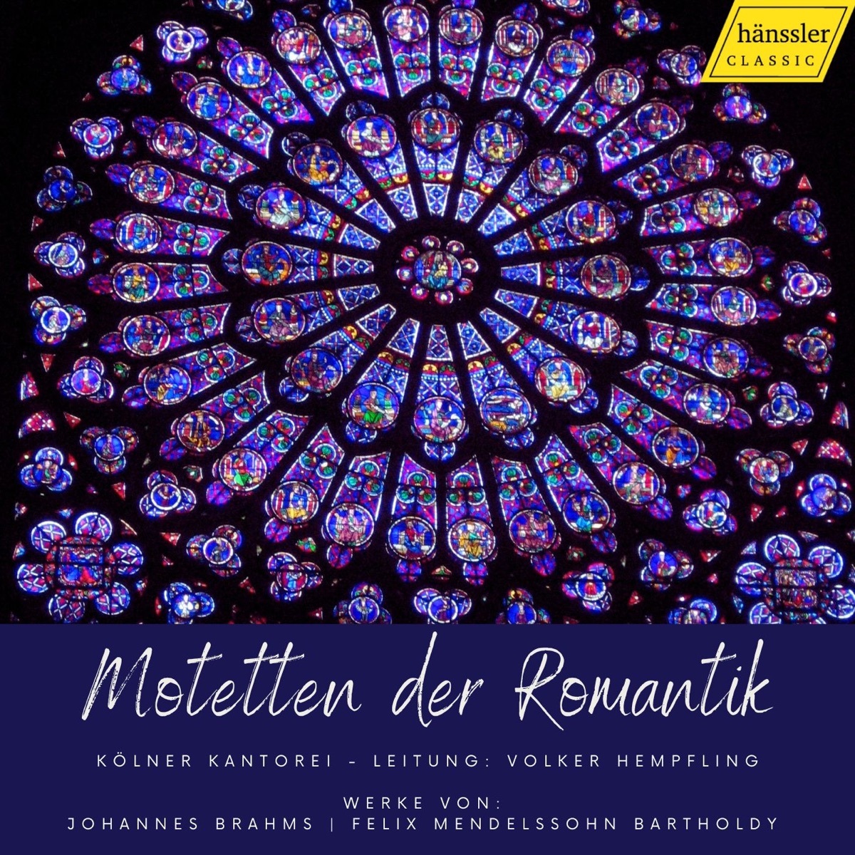 Motetten der Romantik by Volker Hempfling & Cologne Kantorei album cover