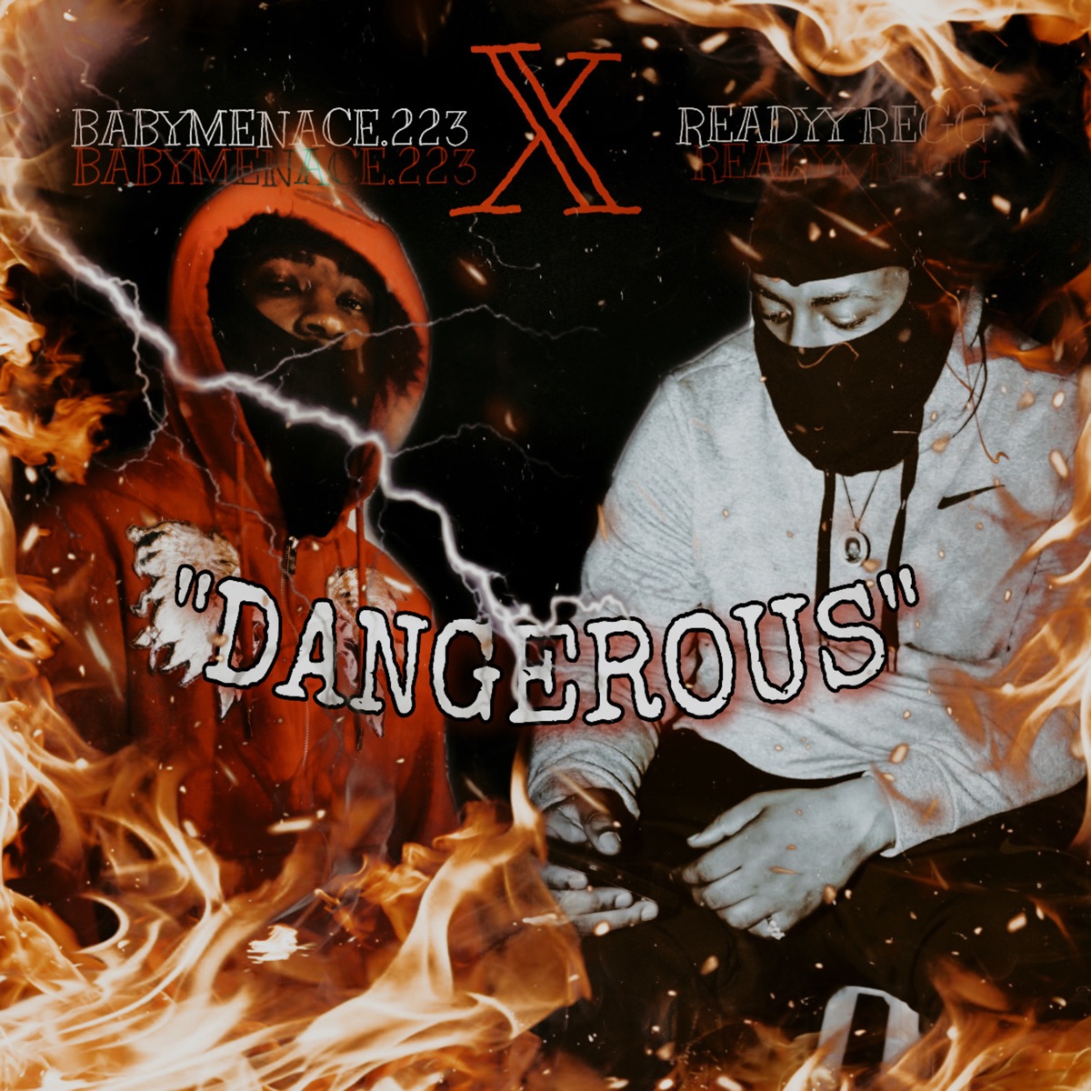 Dangerous (feat. Ready Regg) - Single by Baby Menace 223 album cover