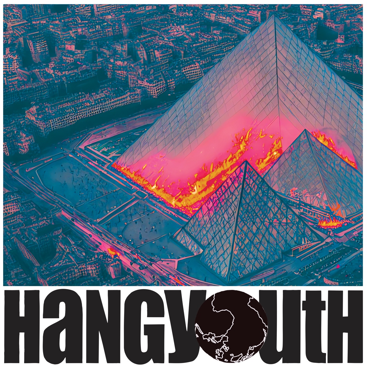 Steek De Mona Lisa in De Fik - Single by Hang Youth album cover