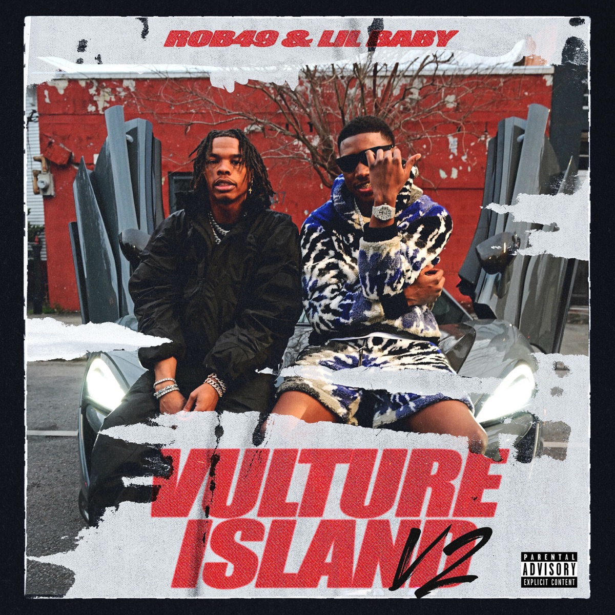 Vulture Island V2 - Single by Rob49 & Lil Baby album cover artwork