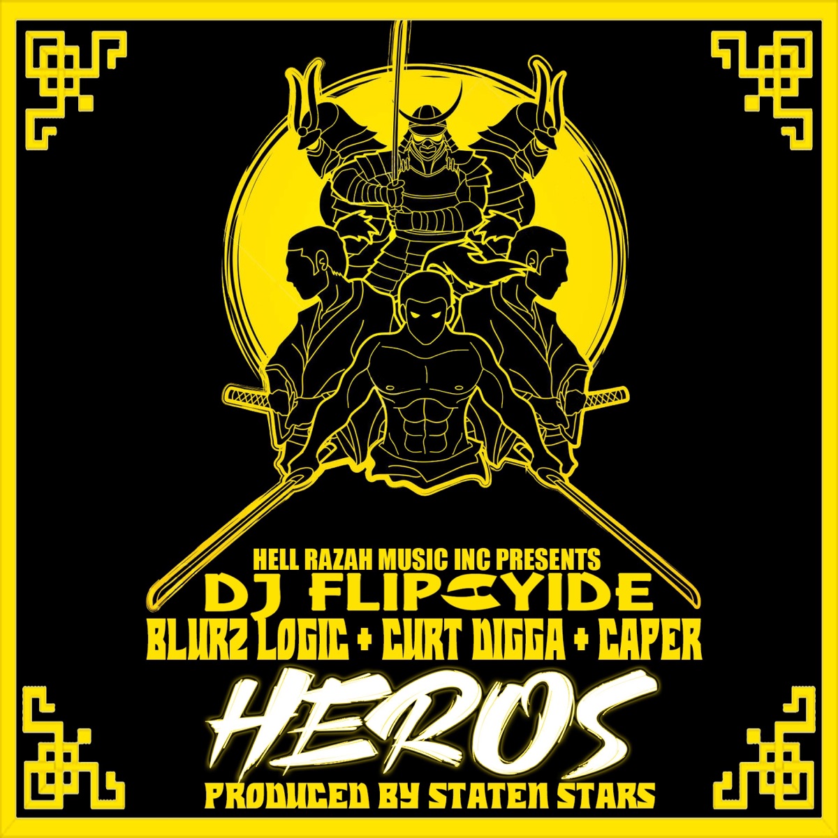 Heros (feat. Blurz Logic, Curt Digga, Caper & Staten Stars) - Single by DJ Flipcyide album cover