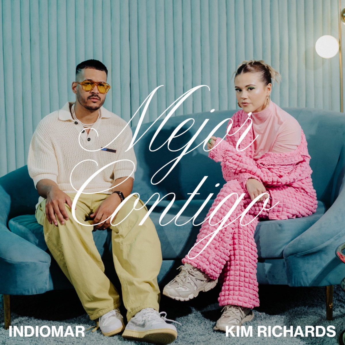 Mejor Contigo - Single by Kim Richards & Indiomar album cover
