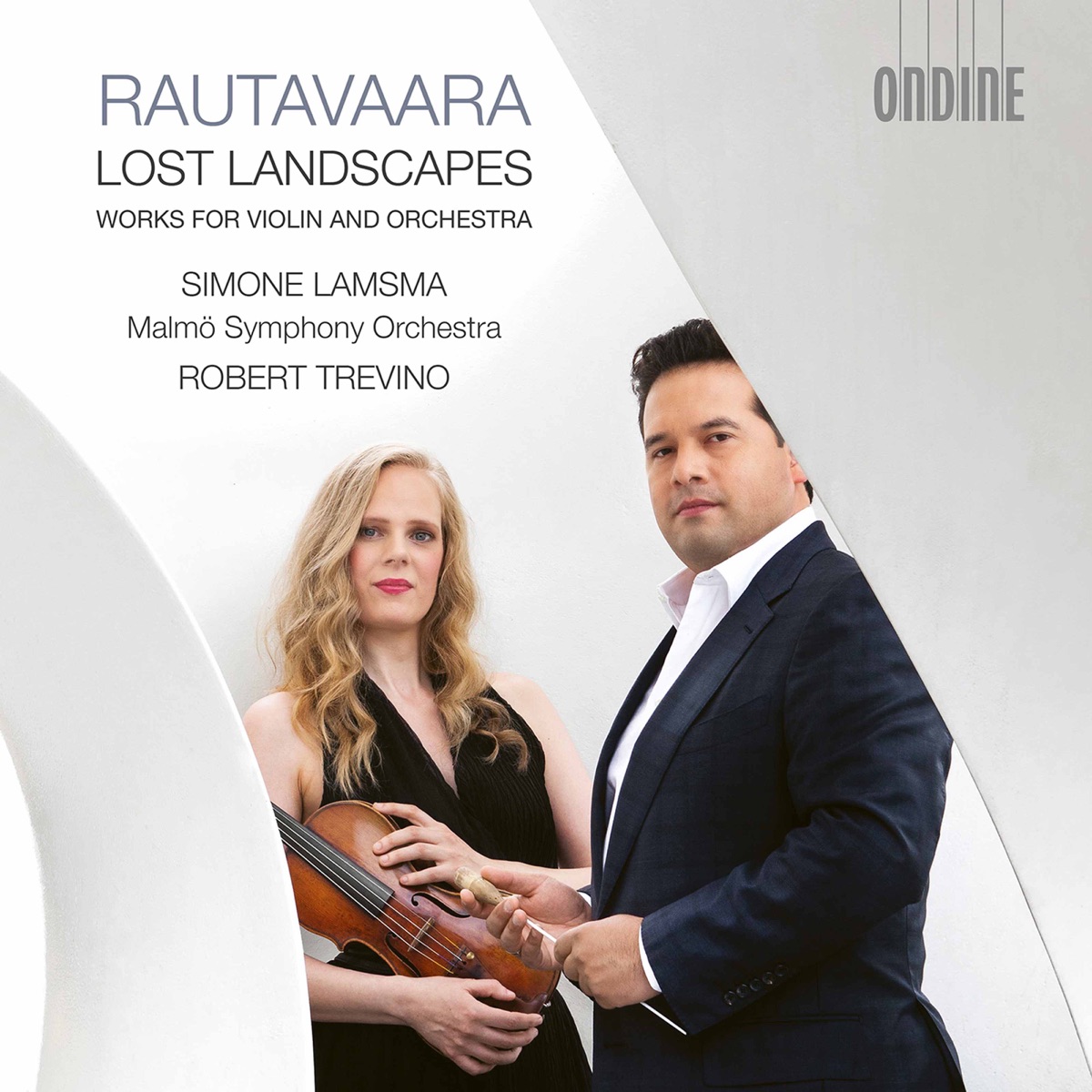 Rautavaara: Works for Violin & Orchestra by Simone Lamsma, Malmö Symphony Orchestra & Robert Trevino album cover