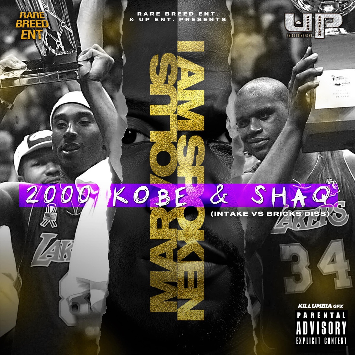 2000 Kobe & Shaq (Intake Vs Bricks Diss) - Single by Marvolus & I Am Spoken album cover
