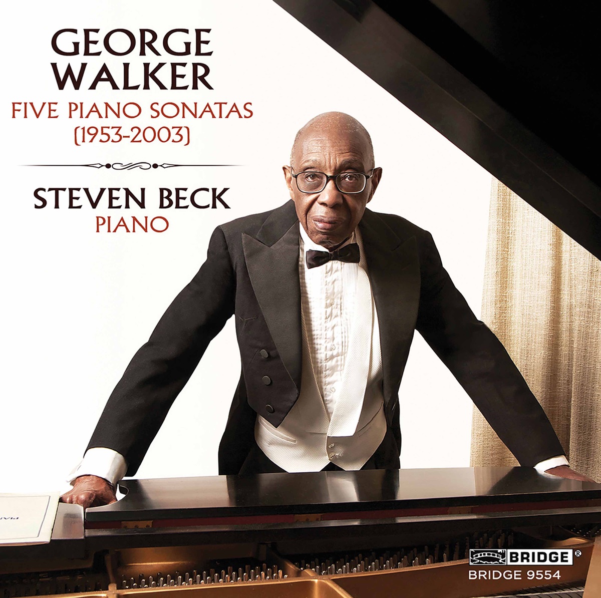 George Walker: Piano Sonatas by Steven Beck album cover