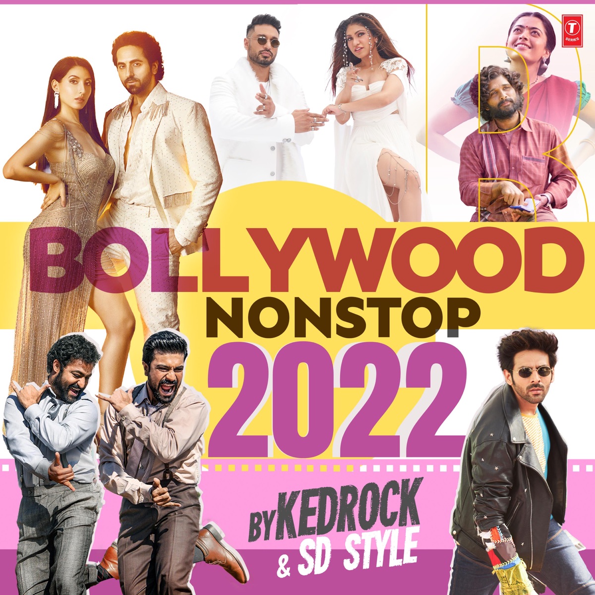Bollywood Nonstop 2022 by Neeraj Shridhar, Yo Yo Honey Singh, Kanika Kapoor, Vishal-Sheykhar, Nakash Aziz, Sachet Tandon, Badshah, Meet Bros, Javed Ali, Zahrah S Khan, Sunidhi Chauhan, Guru Randhawa, Asees Kaur, Vishal Mishra, Tulsi Kumar, Dil Sandhu, Gippy Grewal, Kanishk Seth & Yohani album cover