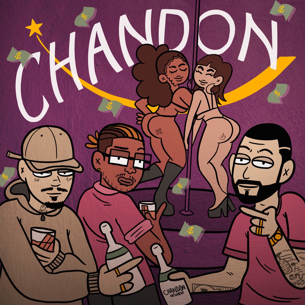 Chandon (feat. Master Pe) - Single by B.L.U.N.T, Dalua & Pior Versão de Mim album cover