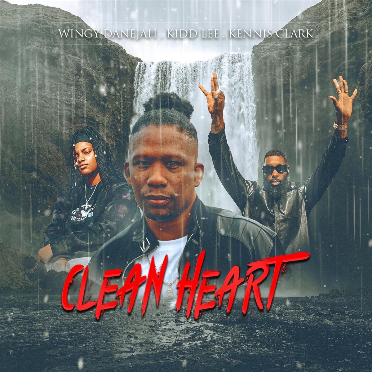 Clean Heart - Single by Wingy Danejah, Kidd Lee & Kennis Clark album cover