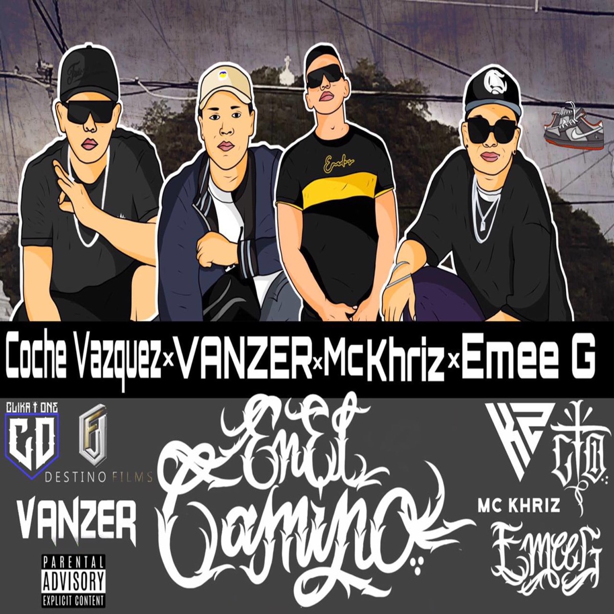 En El Camino (feat. Coche Vazquez, Vanzer & Emeege) - Single by Mc Khriz album cover