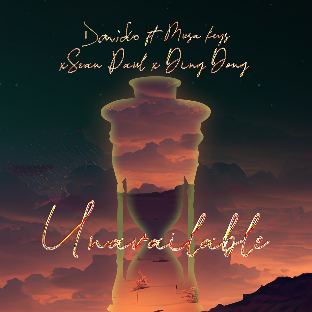 UNAVAILABLE (Sean Paul & DING DONG Remix) [feat. Musa Keys] - Single by Davido, Sean Paul & Ding Dong album cover