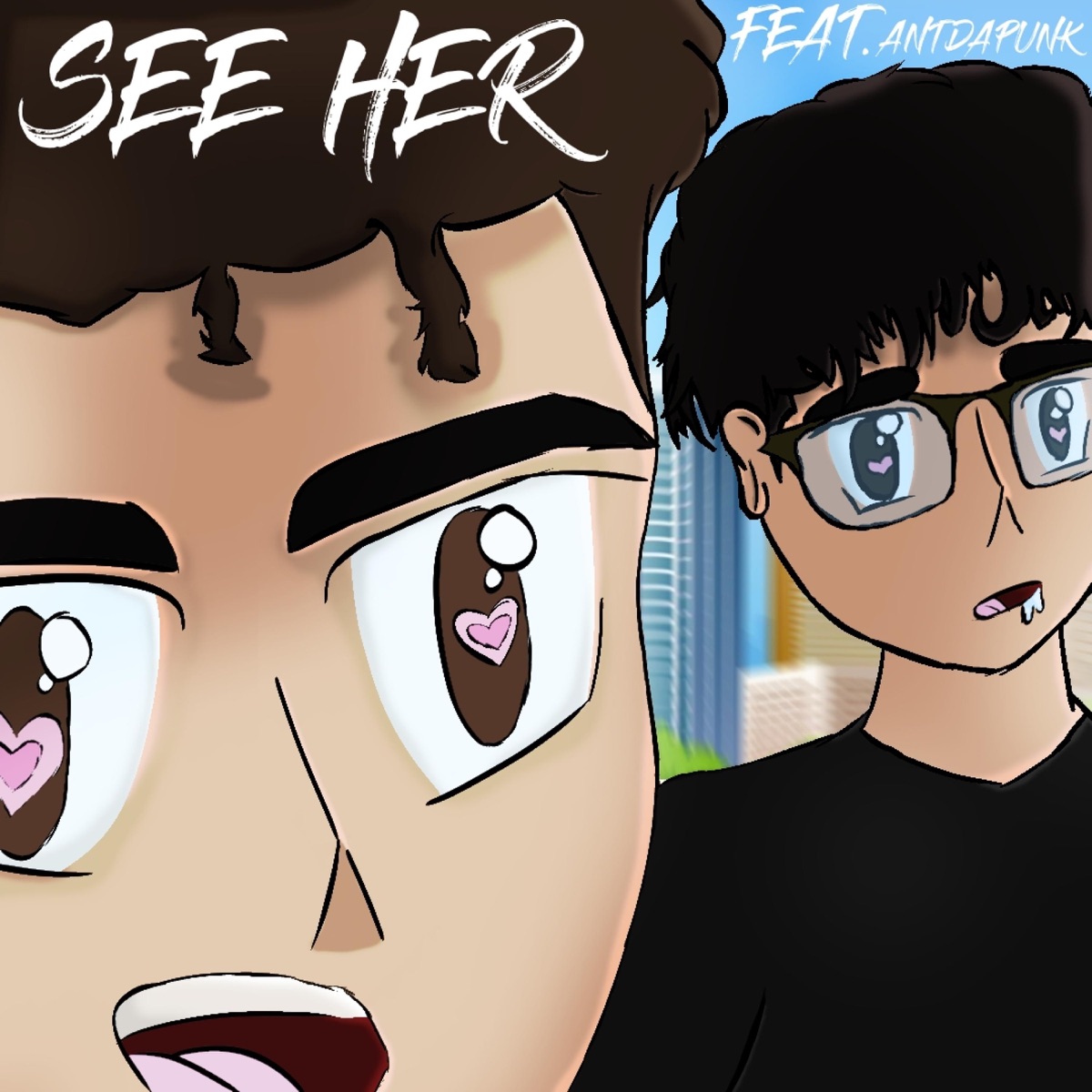 SEE HER (feat. antdapunk) - Single by NNEmichael album cover