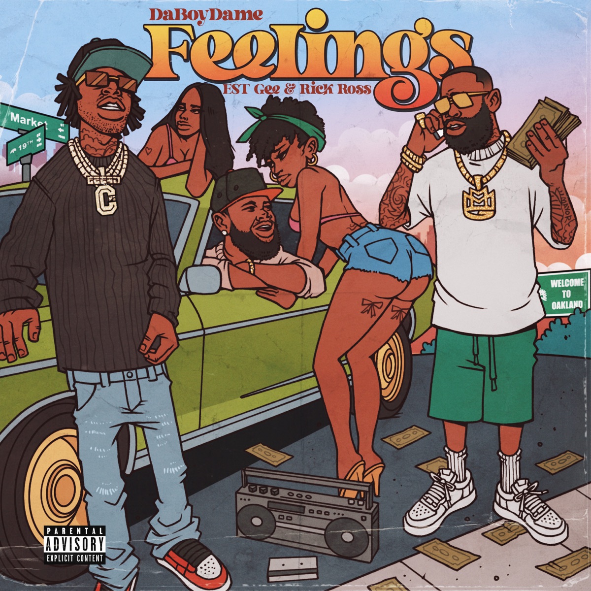 Feelings (feat. EST Gee) - Single by DaBoyDame & Rick Ross album cover