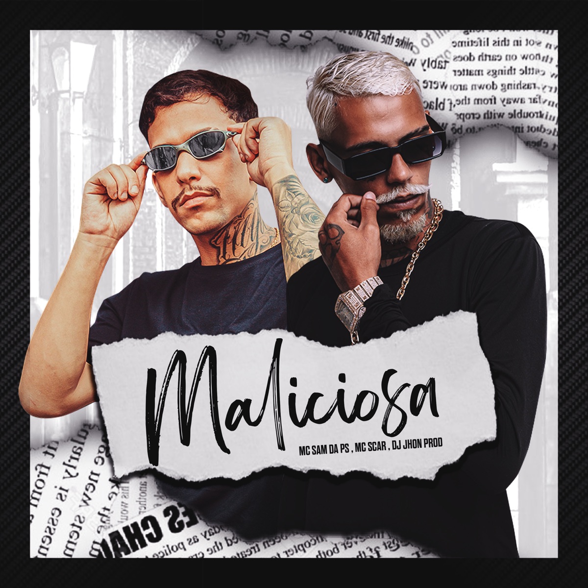 Maliciosa - Single by MC Sam Da PS, MC Scar & DJ JHON PROD album cover