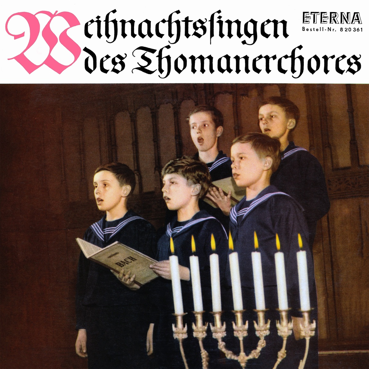 Weihnachtssingen des Thomanerchores (2021 Remastered Version) by St Thomas's Boys Choir Leipzig, Günther Ramin, Hannes Kästner & Gewandhausorchester album cover