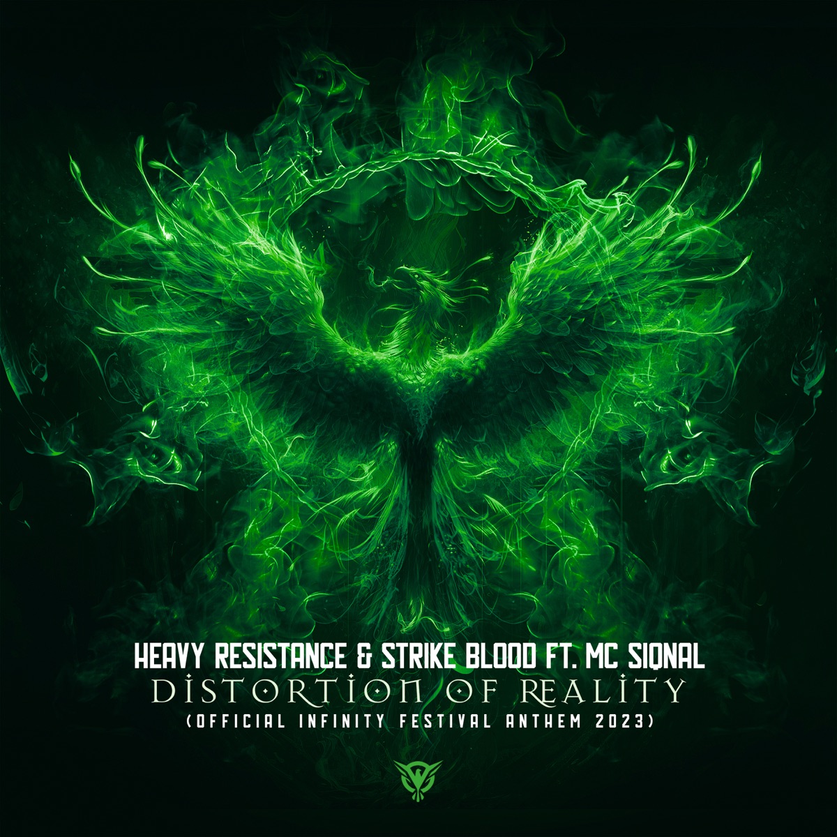 Distortion of Reality (Infinity Festival Anthem 2023) - Single by Heavy Resistance, Strike Blood & MC Siqnal album cover