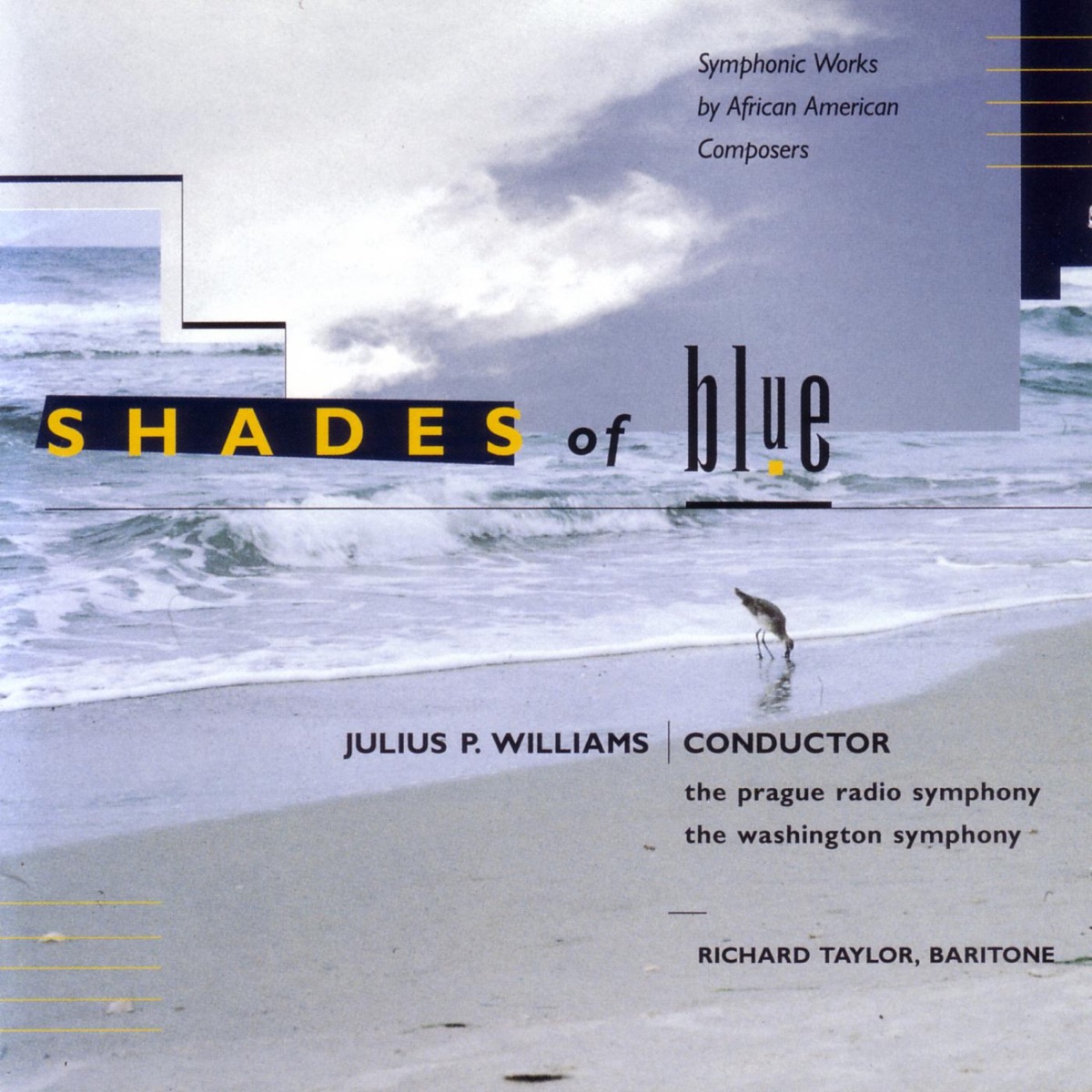 Baker: Shades of Blue by Julius Williams, Prague Radio Symphony & Richard Taylor album cover