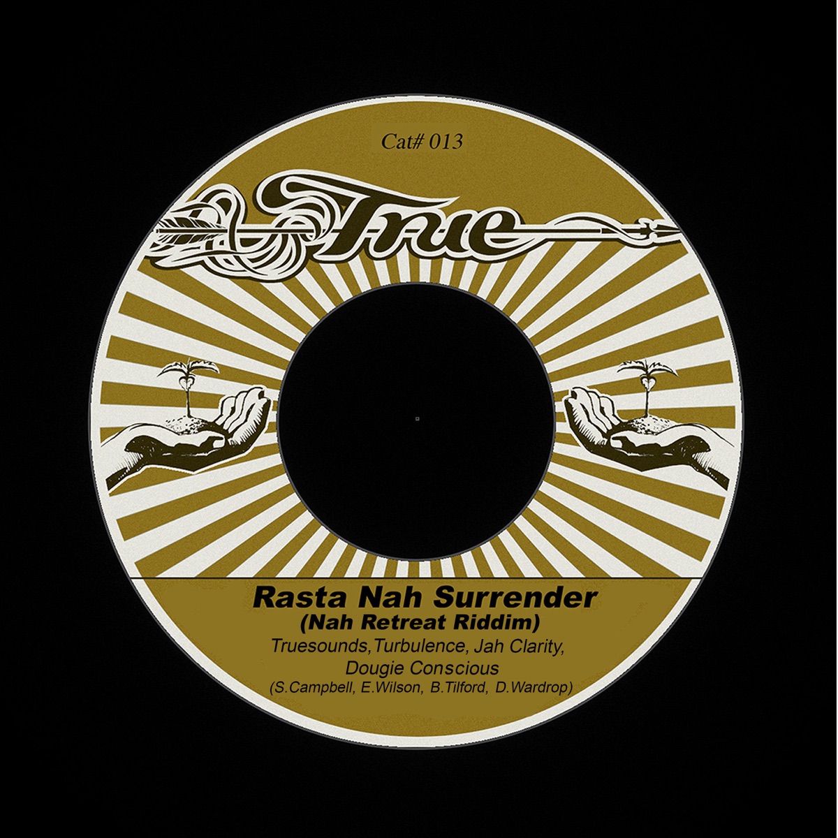 Rasta Nah Surrender (Nah Retreat Riddim) by Truesounds, Turbulence, Jah Clarity & Dougie Conscious album cover