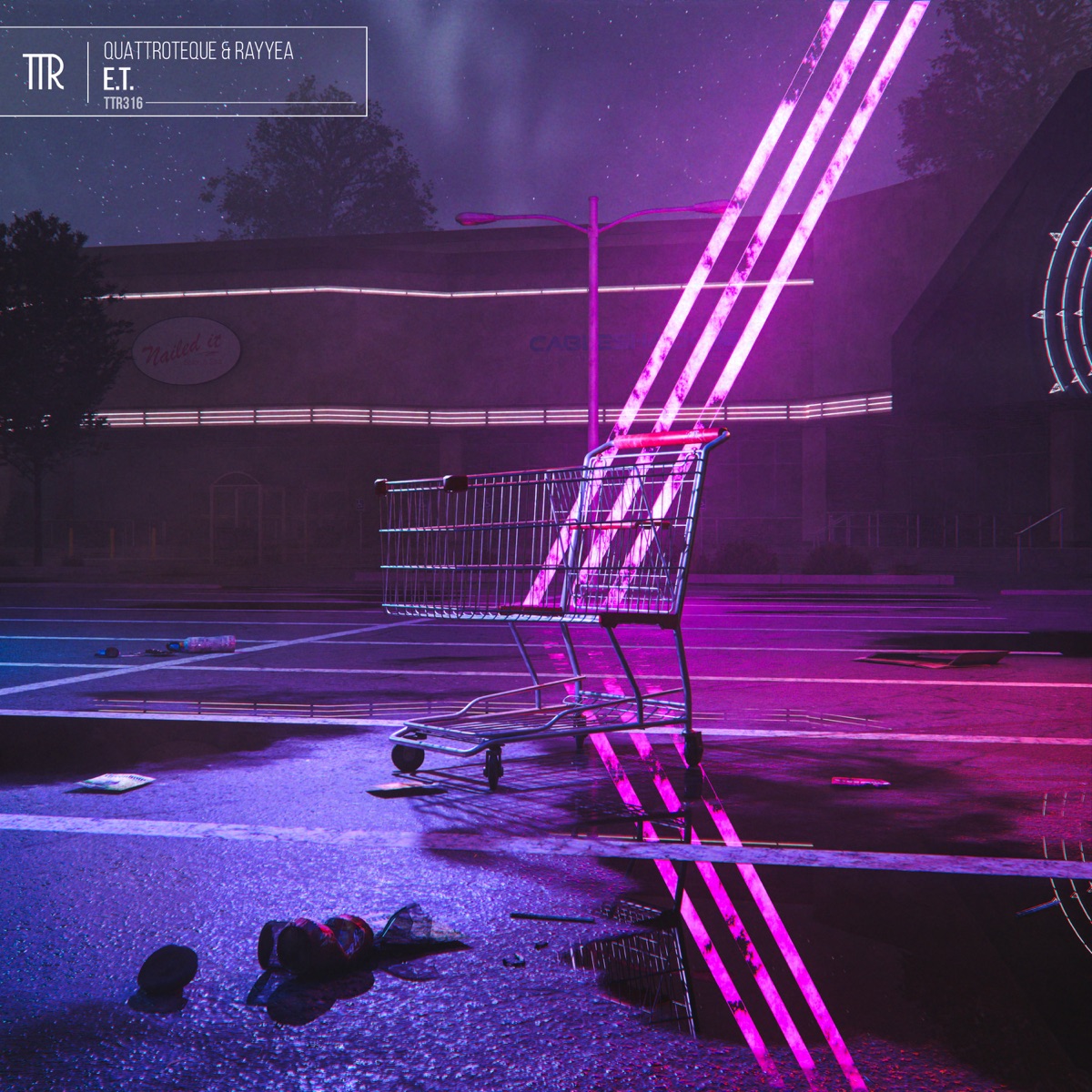 E.T. - EP by QUATTROTEQUE, Rayyea & SLOWA album cover