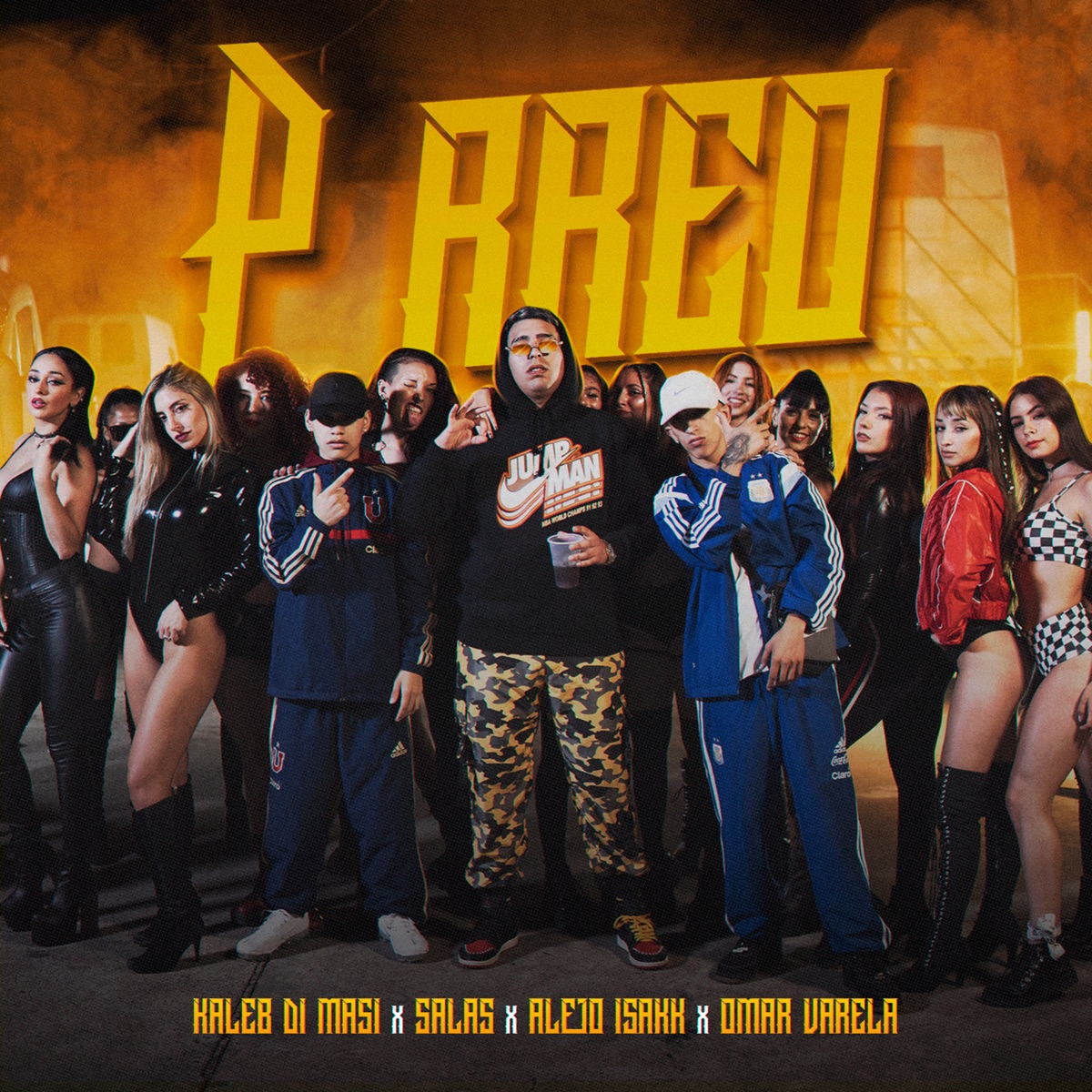 P Rreo (feat. Omar Varela) - Single by Kaleb Di Masi, Salastkbron & Alejo Isakk album cover