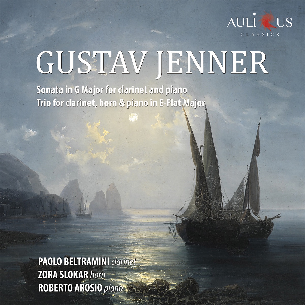 Gustav Jenner: Sonata in G Major for Clarinet and Piano & Trio for Clarinet, Horn & Piano in E-Flat Major by Paolo Beltramini, Zora Slokar & Roberto Arosio album cover