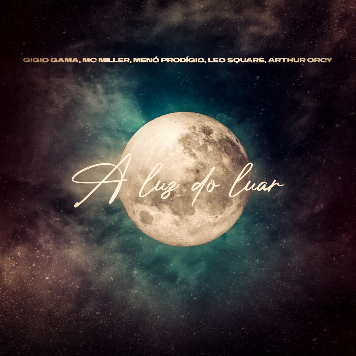 A Luz do Luar - Single by Gigio Gama, Mc Miller, Arthur Orcy & Leo Square album cover