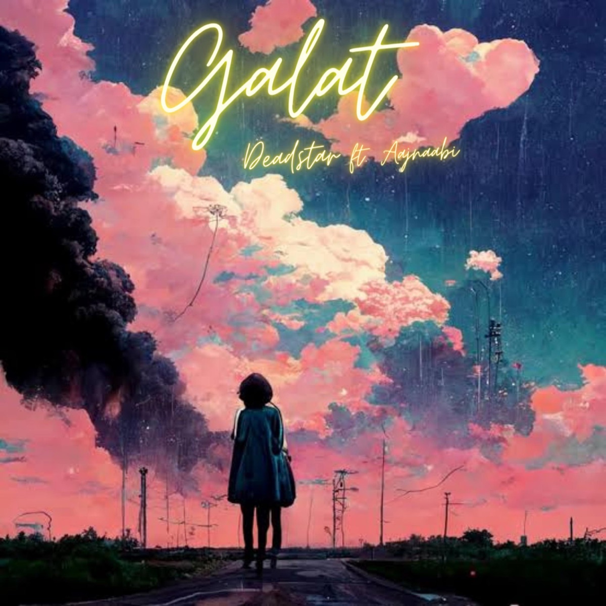 GALAT (feat. Aajnabi) - Single by Rohit Khandura album cover
