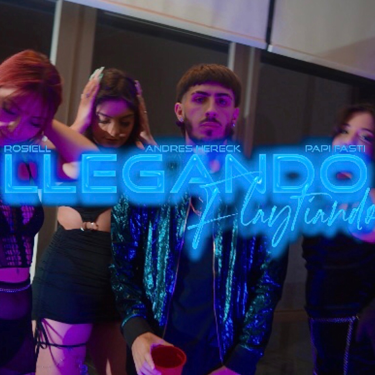 Llegamos Flytiando - Single by Rosiell, Andrés Herck & Papi Fasti album cover