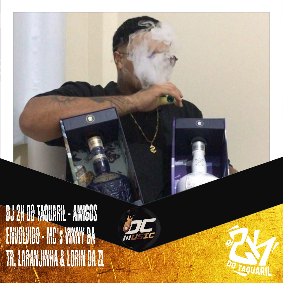 Amigos Envolvido - Single by MC Laranjinha, DJ 2K DO TAQUARIL, MC LORIN DA ZL & Mc Vinny da TR album cover