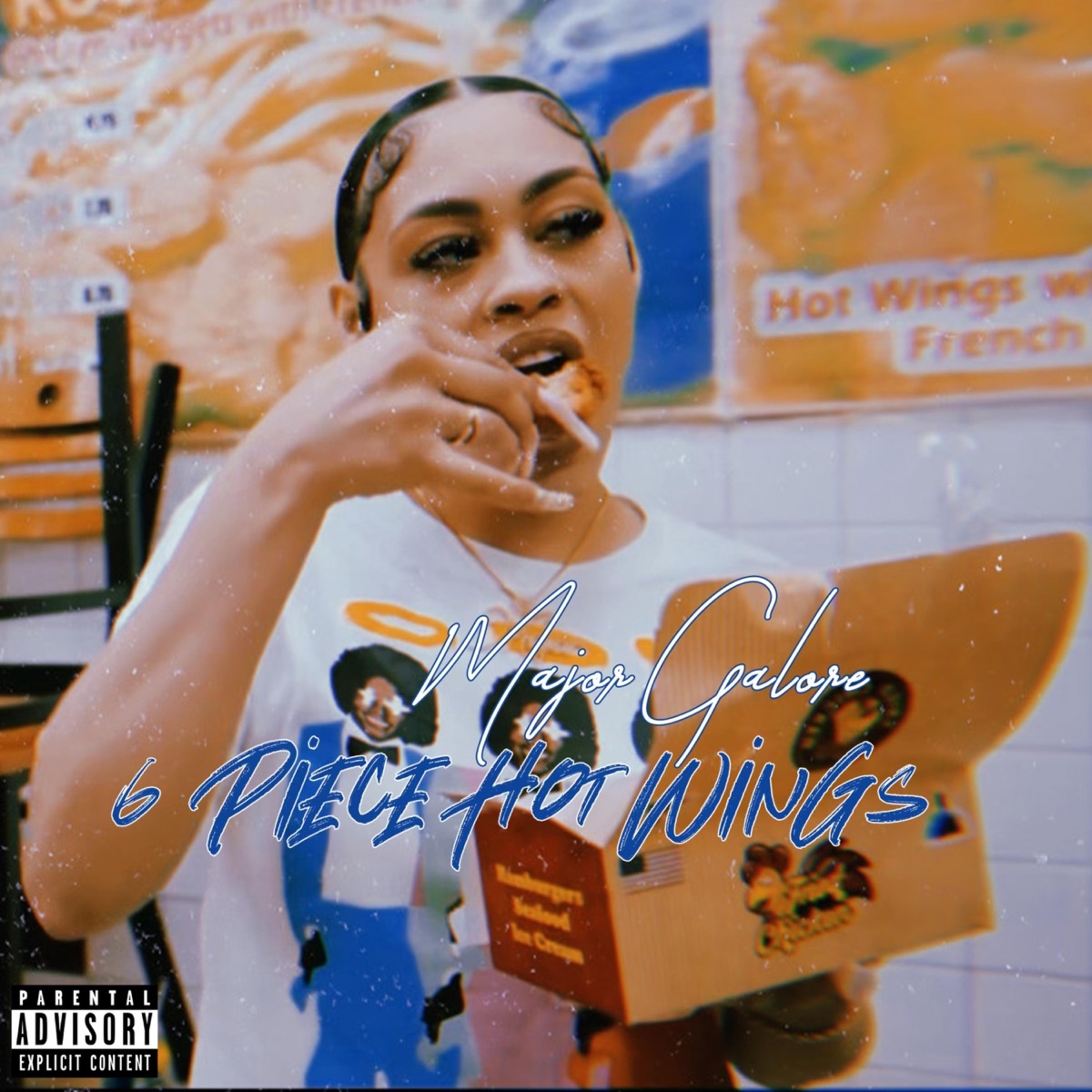 6 pc HOT WINGS - Single by Major Galore album cover
