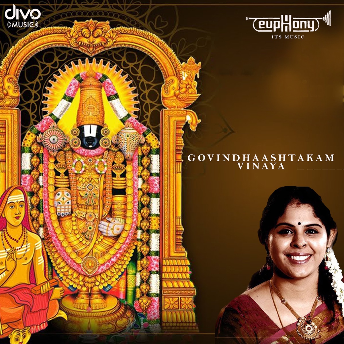 Govindhaashtakam - EP by Sriraman, Sankaracharya & Vinaya album cover
