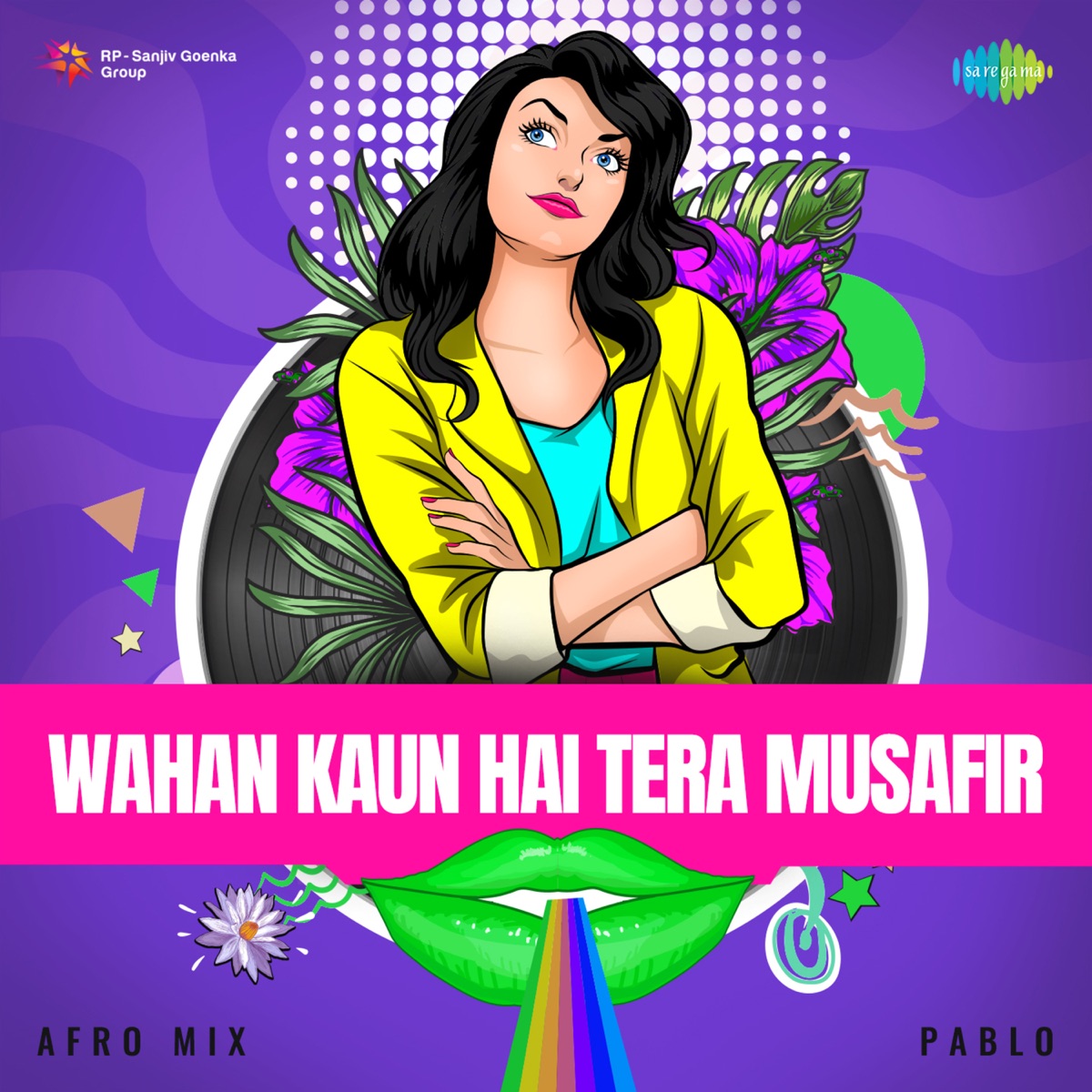 Wahan Kaun Hai Tera Musafir (Afro Mix) - Single by Arnab Chakraborty, S.D. Burman & Shailendra album cover
